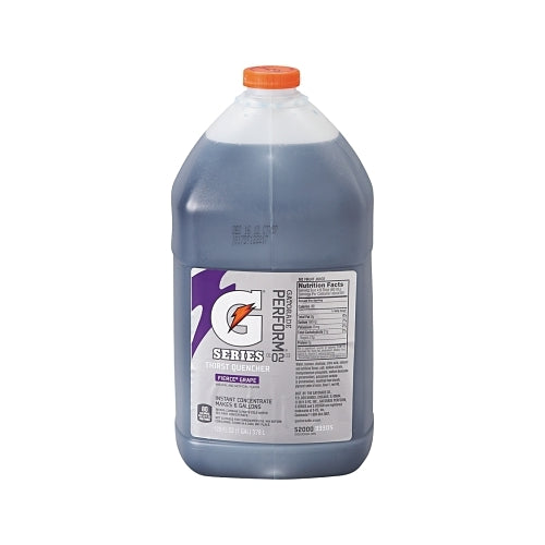 Gatorade Liquid Concentrate, 1 Gal, Jug, 6 Gal Yield, Fierce Grape - 4 per CA - 33305