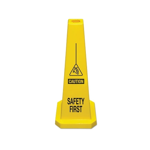 Cortina Lamba Safety Cone, Safety First, Yellow - 5 per CA - 0360004