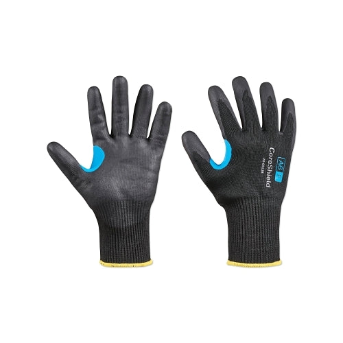 Honeywell Coreshield_x0099_ A6/F Coated Cut Resistant Glove, 9/L, Black - 1 per PR - 260513B9L