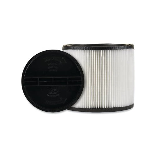 Shop-Vac Reusable Cartridge Filter, Type U, Wet/Dry, 8 Inches Dia X 6.5 Inches H, Paper - 2 per CA - 9030433