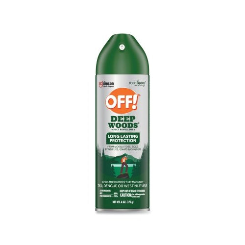 Off! Deep Woods Insect Repellent V, 6 Oz, Aerosol Can - 12 per CA - 334689