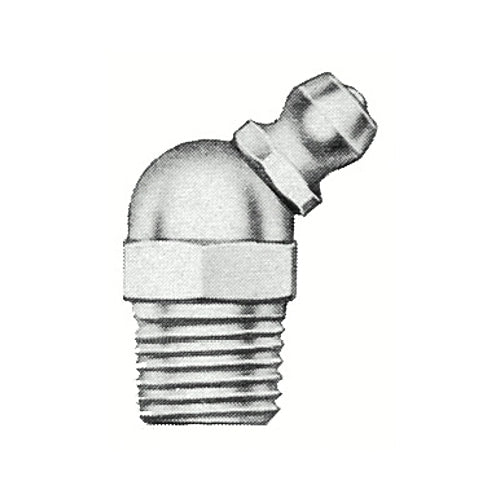 Raccords hydrauliques Alemite, coude - 45°, 57/64 po, mâle/mâle, 1/8 po (Ptf) - 1 par EA - 1688B