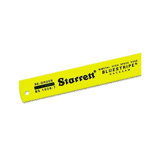 L.S. Starrett Bluestripe Bi-Metal Power Hacksaw Blade, 14 In, 0.050 Inches Thick, 10 Tpi - 10 per BOX - 40099