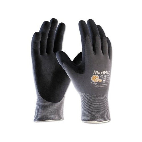 Pip Maxiflex Ultimate_x0099_ Nitrile Coated Micro-Foam Grip Gloves, 2X-Large, Black/Gray - 12 per DZ - 34874XXL