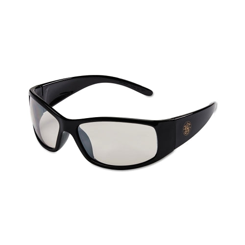 Smith &amp; Wesson Elite_x0099_ Gafas de seguridad, lentes de policarbonato para interiores y exteriores, sin recubrimiento, negro, nailon - 1 por PR - 21306