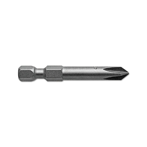 Apex Phillips Power Bit, #2, 1/4 Inches Drive, 6 Inches Oal, 2 Inches Turned Length - 1 per BIT - 492CX