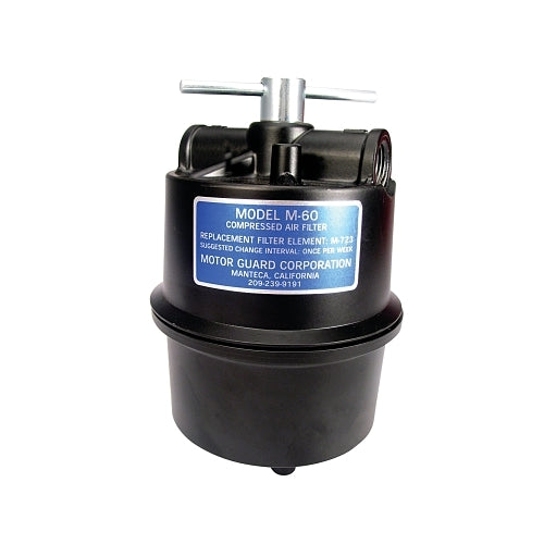 Motorguard Compressed Air Filter, 1/2 Inches (Npt), Sub-Micronic, For Use With Plasma Machines - 1 per EA - M60