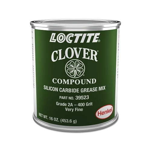 Loctite Clover Silicon Carbide Grease Mix, 1 Lb, Can, 400 Grit - 1 per CAN - 233118