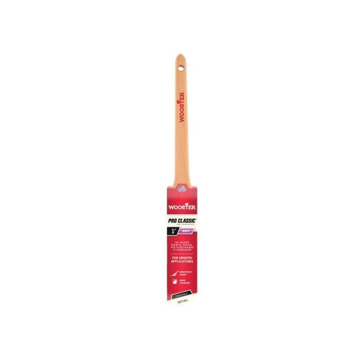 Wooster Pro Classic White China Bristle Paint Brushes, 1 Inches W, China Bristle, Wood Handle - 12 per BX - 0Z12160010