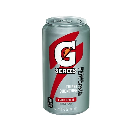 Gatorade G Series 02 Perform Thirst Quencher Ready-To-Drink Can, 11.6 Fl Oz, Fruit Punch - 24 per CA - 30903