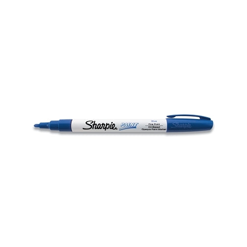 Sharpie Oil Based Paint Marker, Blue, Fine, Fine Bullet - 12 per DZ - 35536