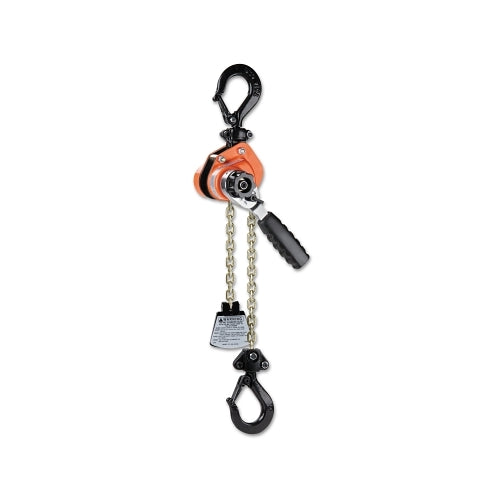 Cm Columbus Mckinnon Series 603 Mini Rachet Lever Hoist, 1100 Lb, 5 Ft Lifting Height, 78 Lbf - 1 per EA - 0215