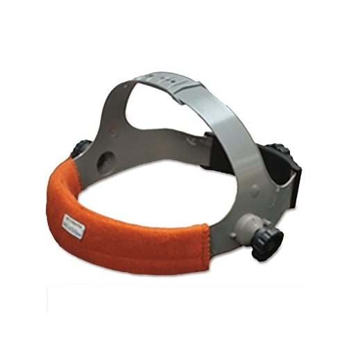 Best Welds Headgear Sweatband, 8-1/2 Inches X 1-1/4 In, Fr Fleece Cotton, Orange - 2 per PK - SB310V