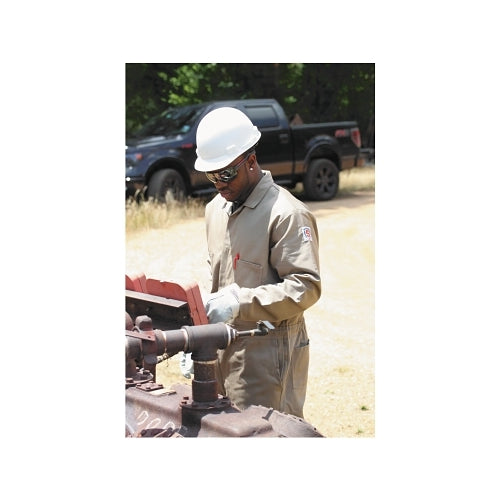 Stanco 681 Full-Featured Contractor Style Fr Coveralls, Tan, X-Large - 1 per EA - FRC681TNXL