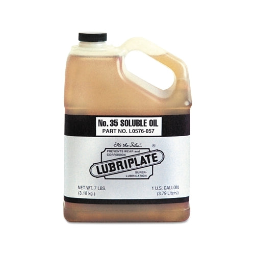 Lubriplate No. 35 Soluble Oil, 1 Gal Bottle - 4 per CT - L0576057