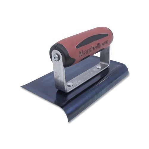 Marshalltown Curved End Steel Hand Edger, Blue Steel, 6 Inches L, 4 Inches W, Curved - 6 per BX - 14168