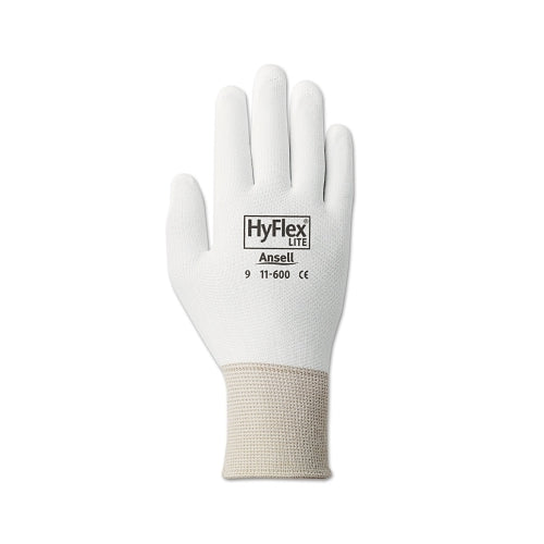 Hyflex 11-600 Palm-Coated Gloves, Size 8, White - 12 per DZ - 103328