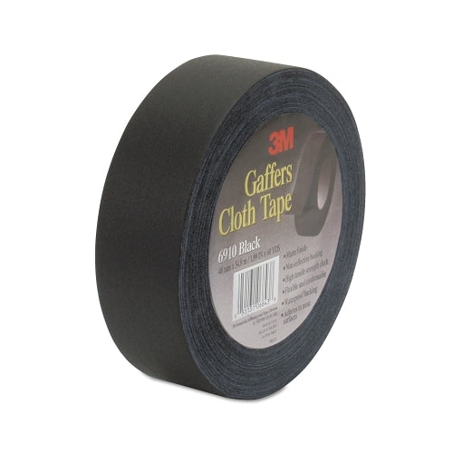 3M x0099  Cloth Gaffers Tape, 1 Inches X 60 Yd, 12 Mil, Black - 1 per RL - 7010312513