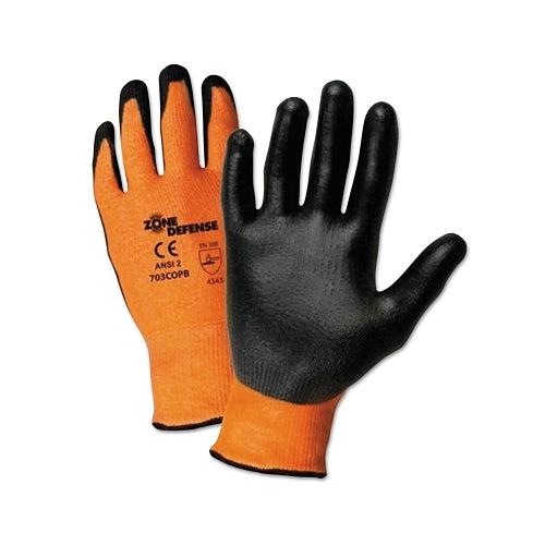 West Chester Zone Defense Gloves, Large, Orange/Black - 12 per DZ - 703COPBL