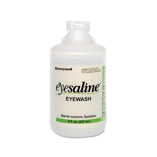 Producto de lavado de ojos personal Honeywell Eyesaline, botella de 8 onzas - 1 por CA - 320004450000