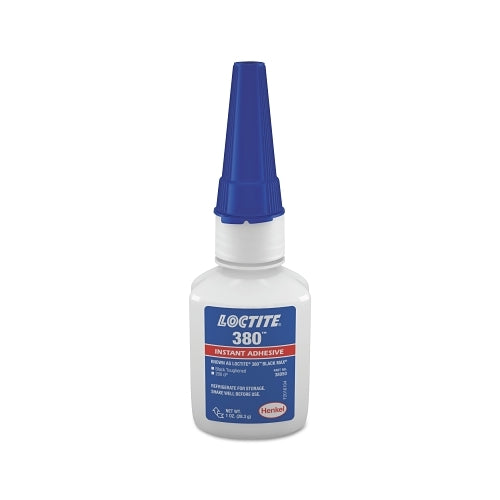 Loctite 380 x0099  Black Max Instant Adhesive, Toughened, 1 Oz, Bottle, Black - 1 per BO - 135423