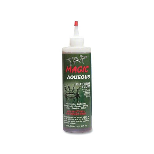 Tap Magic Aqueous Cutting Oil, 16 Oz, Squeeze Bottle, Amber, With Spout - 12 per CS - 50016Q