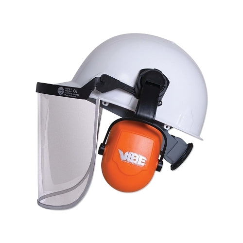 Support de protection faciale pour casque de sécurité Jackson, pour capuchons à fentes, noir - 1 par EA - 16797