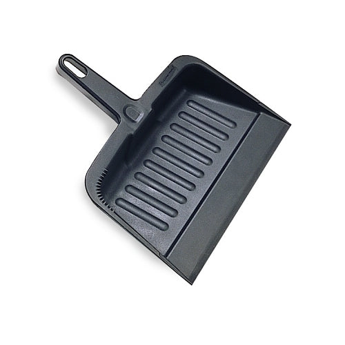Rubbermaid Commercial Dust Pan, 8-1/4 Inches W X 12-1/4 Inches L, Plastic, Charcoal - 1 per EA - FG200500CHAR