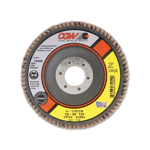 Cgw Abrasives Type 1 Cut-Off Wheel, 3 Inches Dia, 1/16 Inches Thick, 3/8 Inches Arbor, 36 Grit - 50 per BOX - 35503