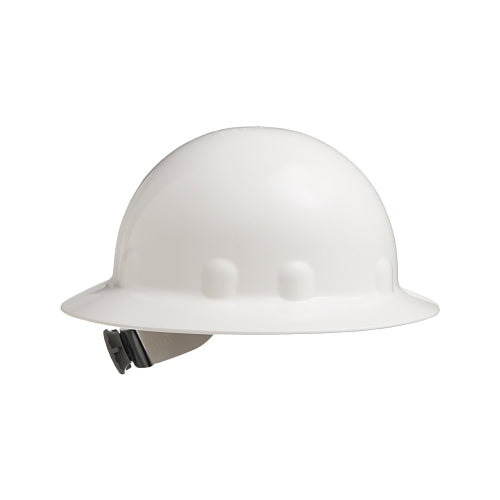 Honeywell Fibre-Metal Supereight Hard Hat, 8-Point Ratchet, E-1 Full Brim, White - 1 per EA - E1RW01A000