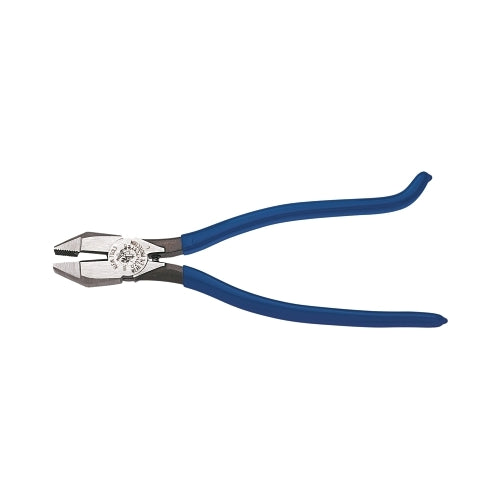 Klein Tools Ironworker'S Side-Cutting Square Nose Pliers, 9.19 Inches Oal, High-Leverage, Heavy-Duty Knurled - 1 per EA - D2017CST