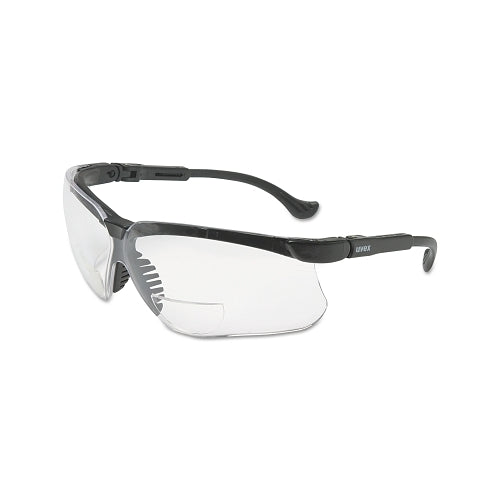 Honeywell Uvex Genesis Readers Eyewear, Clear Diopter Polycarb Hard Coat Lenses, Blk Frame - 10 per CT