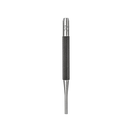 L.S. Starrett Drive Pin Punches, 4 In, 1/8 Inches Tip, Steel - 1 per EA - 52580