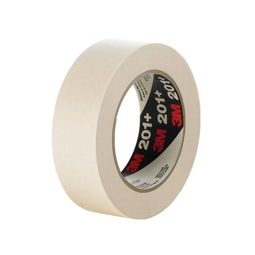 3M 201+ General Use Masking Tape, 0.94 Inches X 60.14 Yd, Natural - 1 per RL - 7000144751