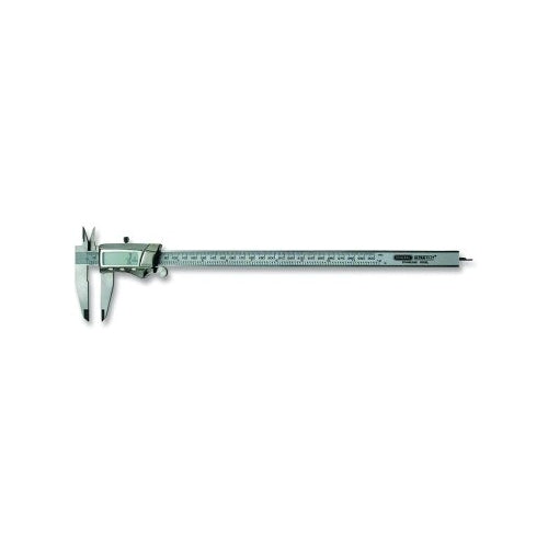 General Tools Digital/Fraction Electronic Caliper, 0-12 In, Stainless Steel - 1 per EA - 14712