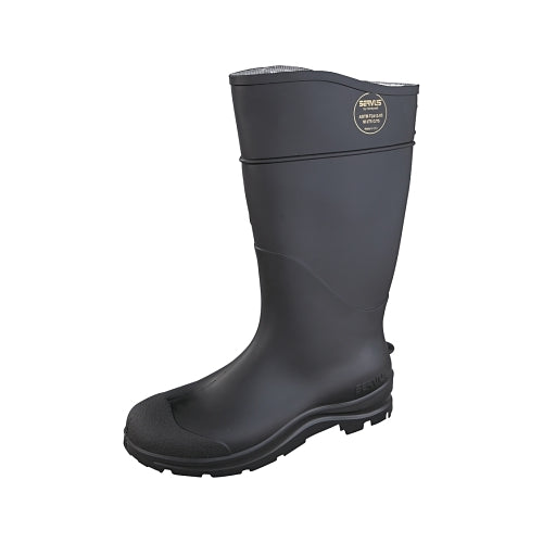 Servus Ct_x0099_ Economy Knee Boots, Steel Toe, Size 11, 16 Inches H, Pvc, Black - 1 per PR - 18821-110