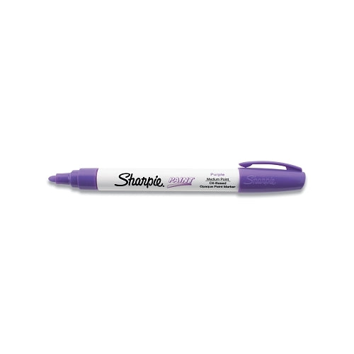 Marqueur de peinture à base d'huile Sharpie, violet, taille fine, pointe ogive fine - 12 par DZ - 35556