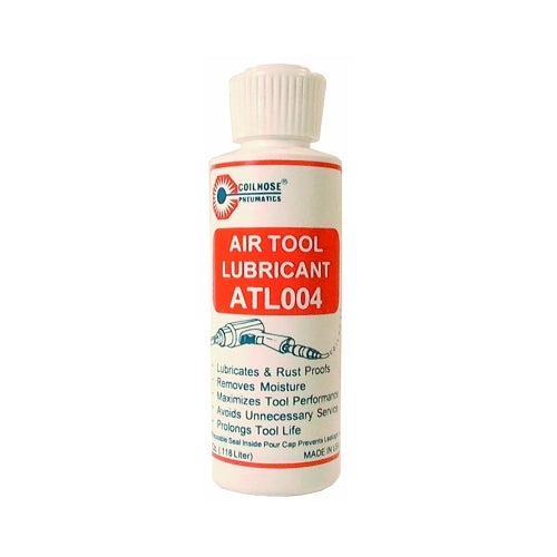 Coilhose Pneumatics Air Tool Lubricant, 4 Oz, Bottle - 12 per CS - ATL004