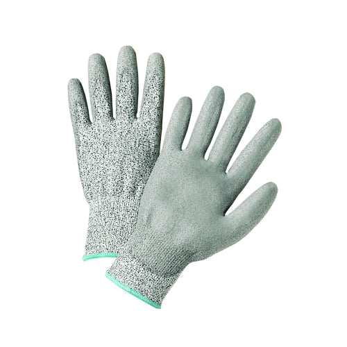 West Chester 720Dgu Palm Coated Hppe Gloves, Large, Gray - 12 per DZ - 720DGUL