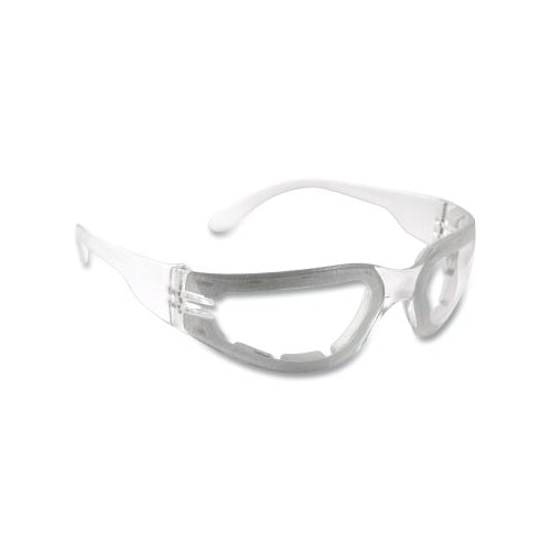 Radians Mirage Foam Safety Eyewear, Clear Lens, Polycarbonate, Anti-Fog, Clear Frame - 12 per BX - MRSF111ID