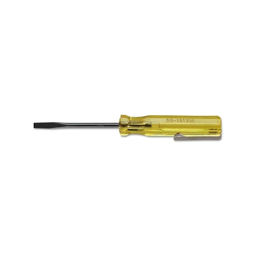 Stanley 100 Plus Pocket Screwdriver, 1/8 In, 4-3/8 Inches Overall L - 1 per EA - 66101A