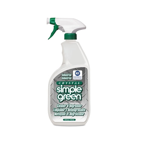 Nettoyant et dégraissant industriel Simple Green Crystal Simple Green, 24 oz, flacon pulvérisateur, non parfumé - 12 par CA - 0610001219024