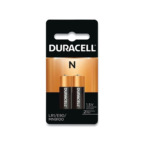 Duracell N Size Alkaline Battery, 2 Ea/Pk - 2 per CD - DURMN9100B2PK