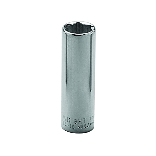 Wright Tool 3/8Inches Dr. Deep Sockets, 3/8 Inches Drive, 10 Mm, 6 Points - 1 per EA - 3510MM