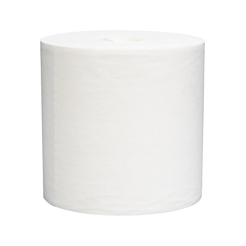 Serviette Wypall L40, blanche, 13,4 pouces de largeur x 12,4 pouces de longueur, rouleau, 1 pli, 750 feuilles/Rl - 1 par RL - 05007