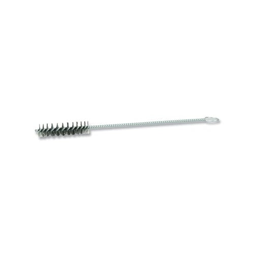 Weiler Single-Spiral Single-Stem Power Tube Brush, 1/2 In, .006 Ss, 2 Inches B.L. (Sts-1/2) - 10 per CTN - 21105