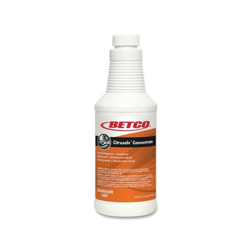 Betco Citrusolv x0099 Dégraissant naturel concentré, 16 oz, bouteille, agrumes - 12 par CA - 2091800