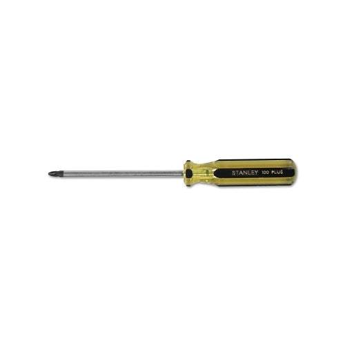 Stanley 100 Plus Phillips Tip Screwdriver, 11Inches Long, Tip Size #3, 5/16Inches Shank Dia - 1 per EA - 64103A