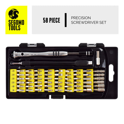 Segomo Tools 58 Piece Precision Electronics, Laptop, Cellphone, Jewelry Screwdriver Repair Kit-JWSD2