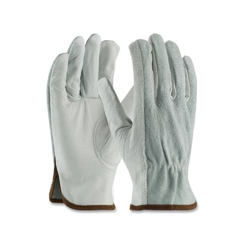 West Chester West Chester Drivers Gloves, Cowhide, Small, Unlined, Gray/Tan - 12 per DZ - 993KS